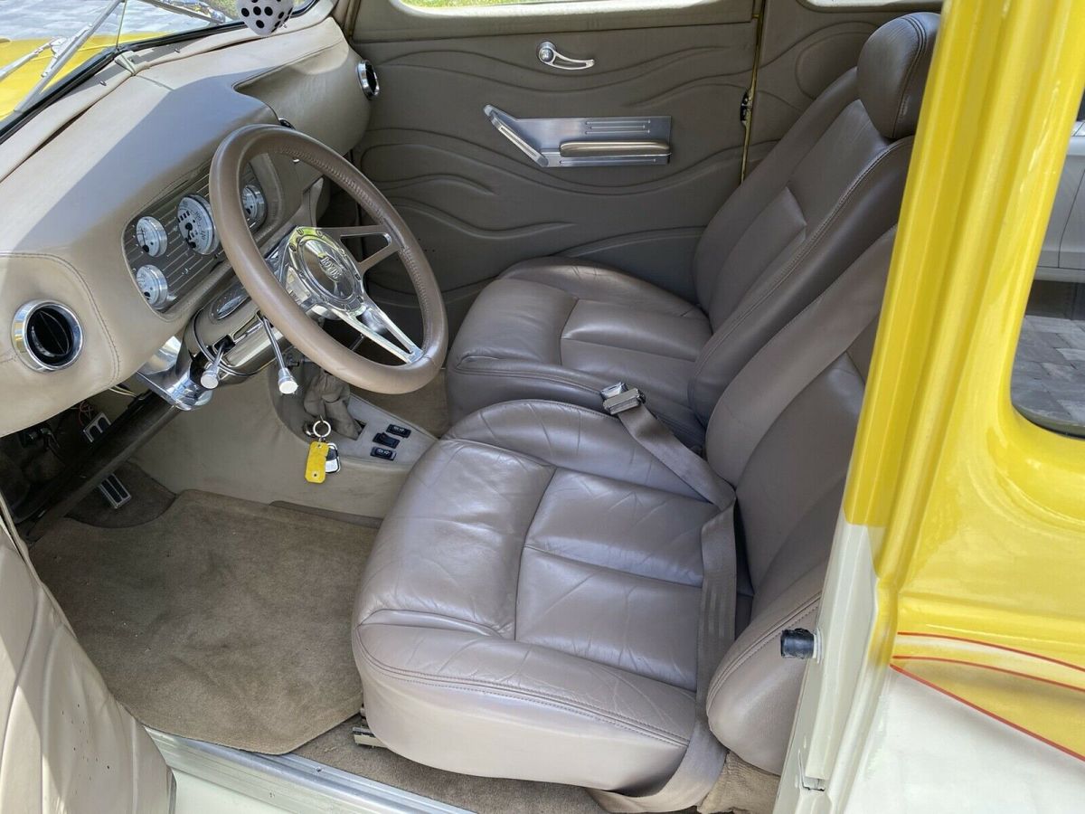 1940 Yellow Ford Coupe Coupe