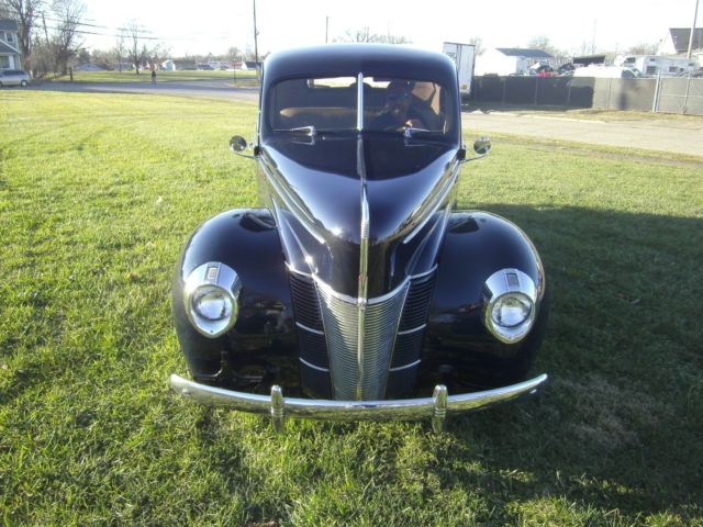 1940 Blue Ford Deluxe Coupe