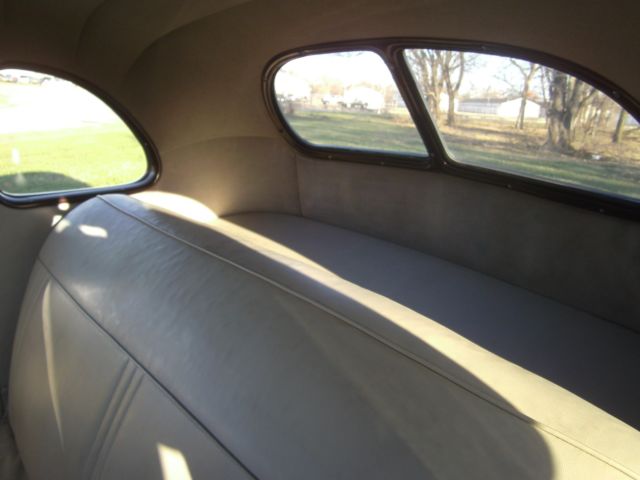 1940 Blue Ford Deluxe Coupe