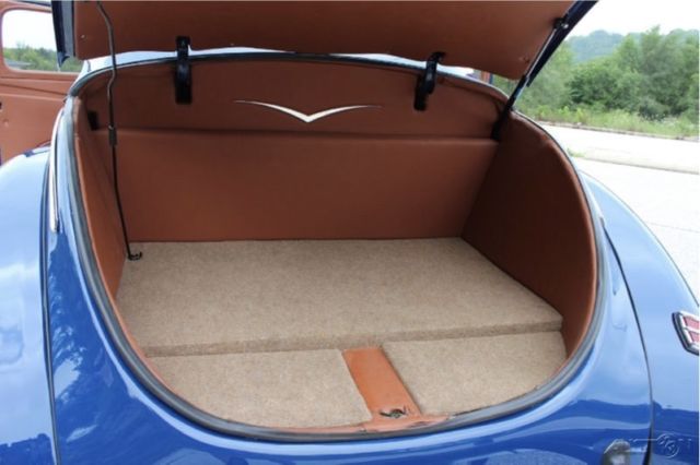 1940 Blue Ford Deluxe Coupe