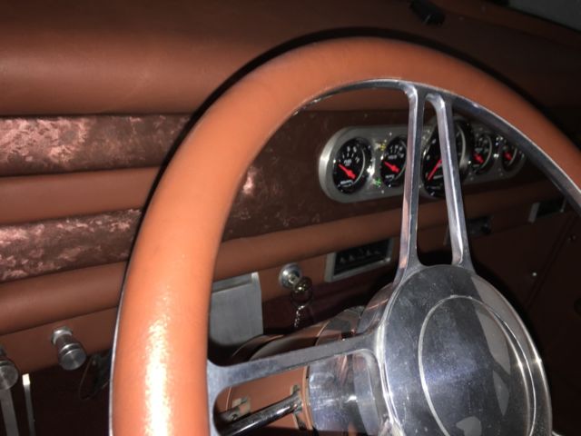 1940 Blue Ford Deluxe Coupe