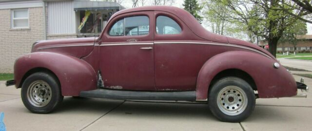 1940 Burgundy Ford Other Coupe