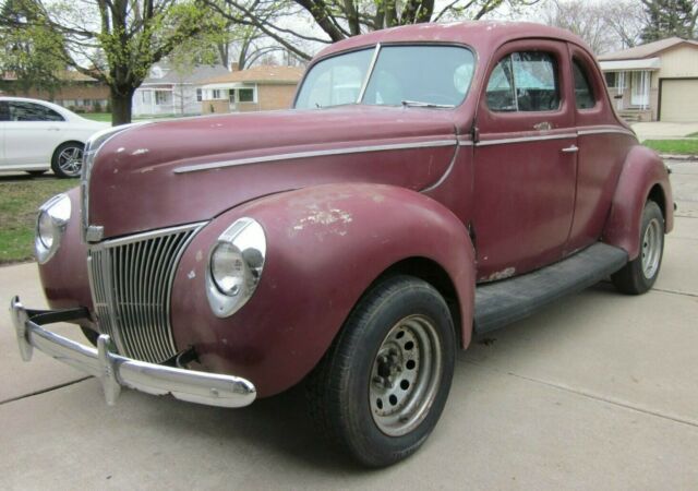 1940 Burgundy Ford Other Coupe