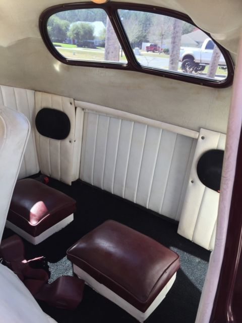 1940 Burgundy Ford Coupe Coupe