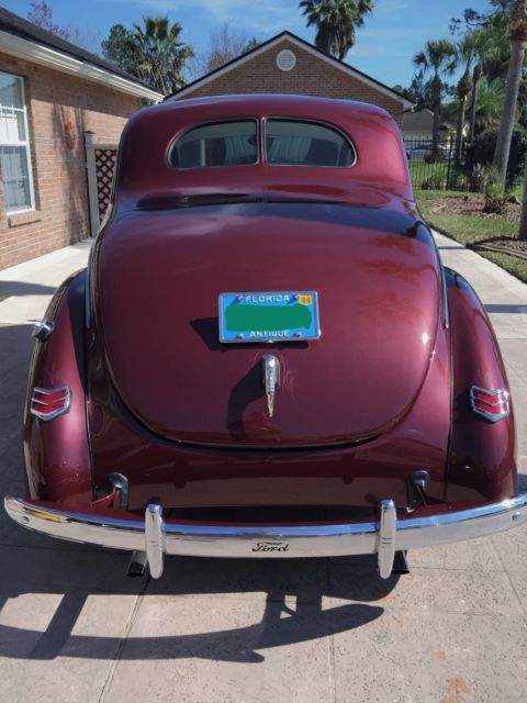 1940 Burgundy Ford Coupe Coupe