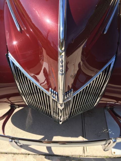1940 Burgundy Ford Coupe Coupe