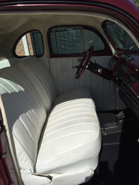 1940 Burgundy Ford Coupe Coupe