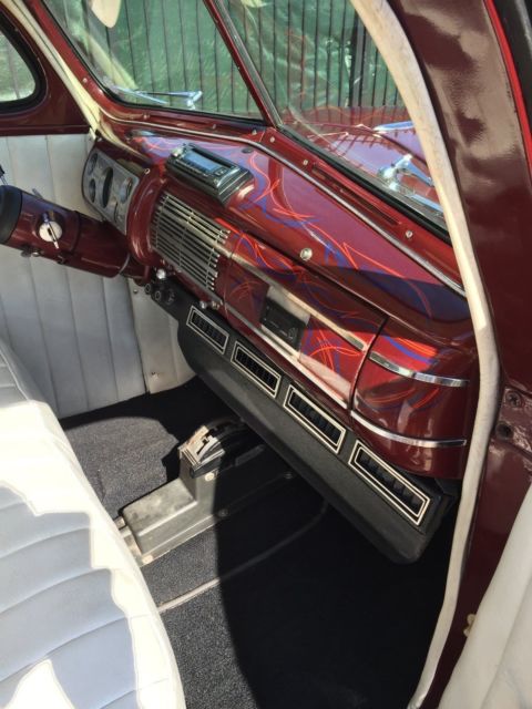 1940 Burgundy Ford Coupe Coupe