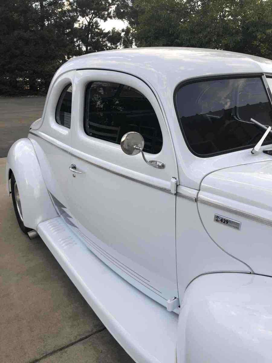 1940 White Ford Coupe