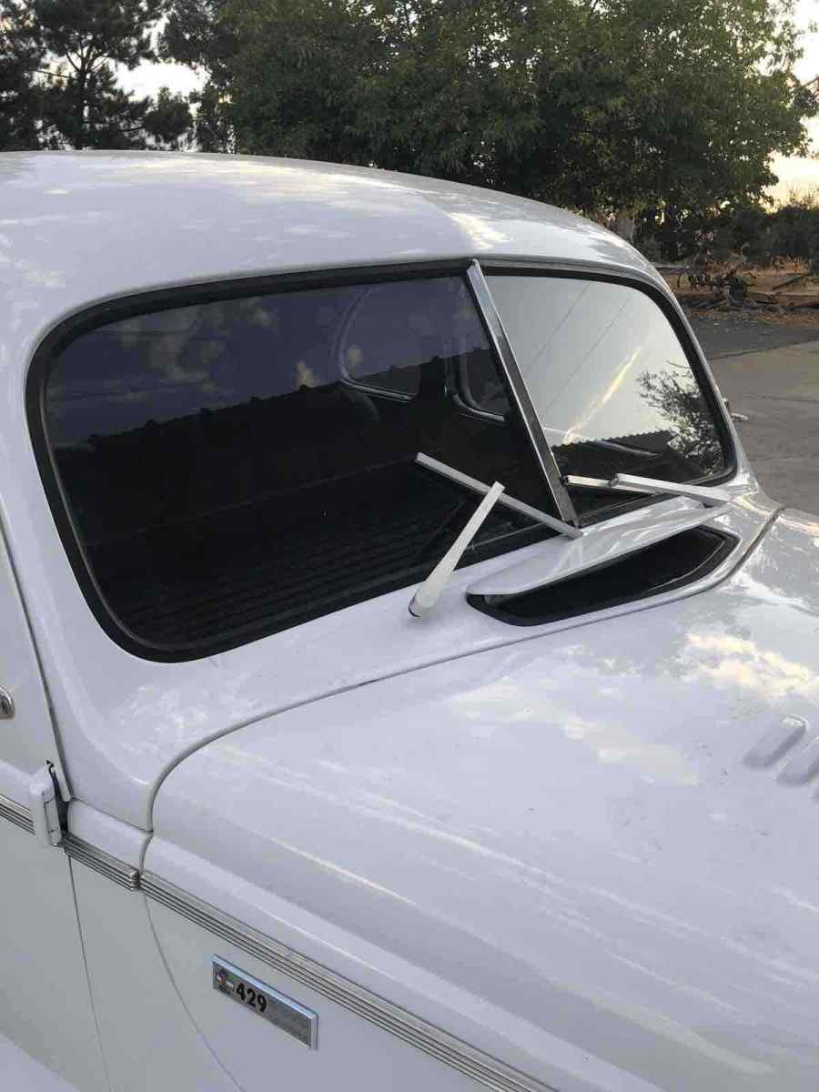 1940 White Ford Coupe
