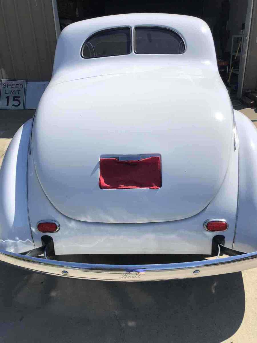 1940 White Ford Coupe