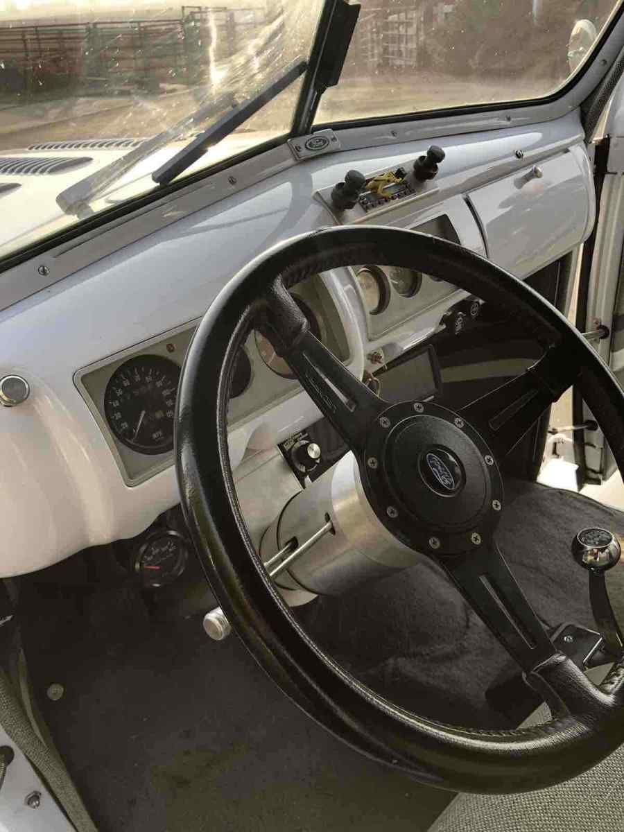 1940 White Ford Coupe