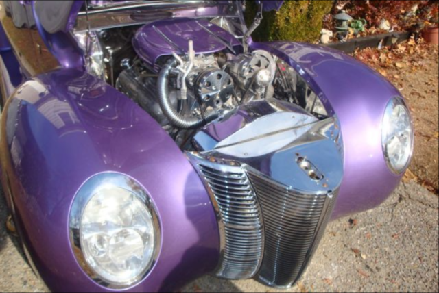 1940 Pearlized Purple Ford Custom Coupe 2 Door Coupe