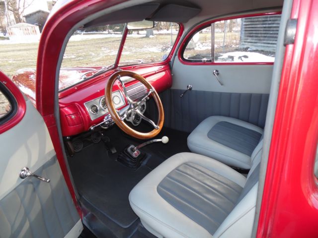 1940 Burgundy Ford Other Sedan