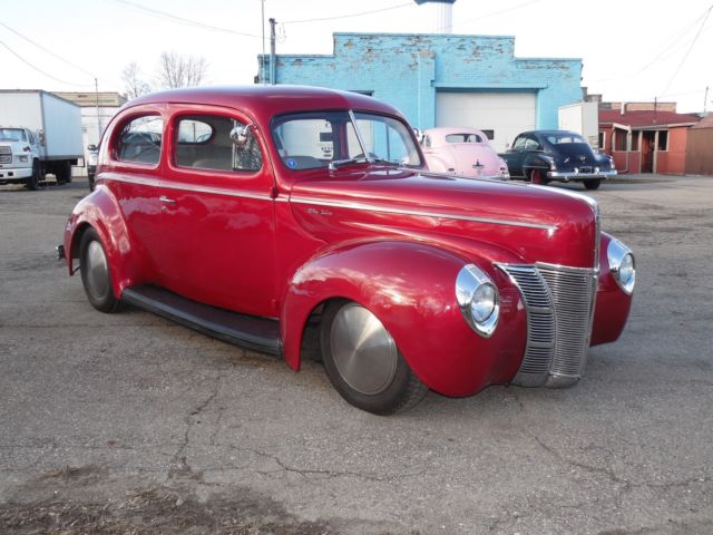 1940 Burgundy Ford Other Sedan