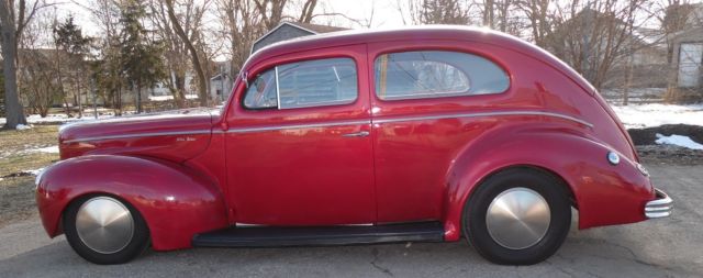 1940 Burgundy Ford Other Sedan