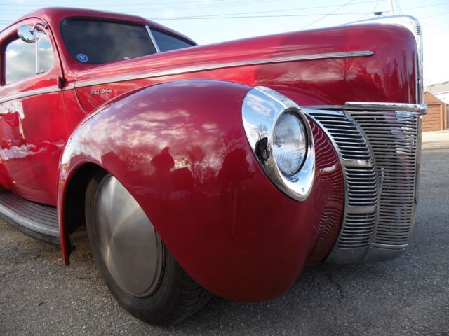 1940 Burgundy Ford Other Sedan
