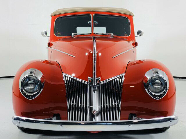 1940 Red Ford Deluxe Conv