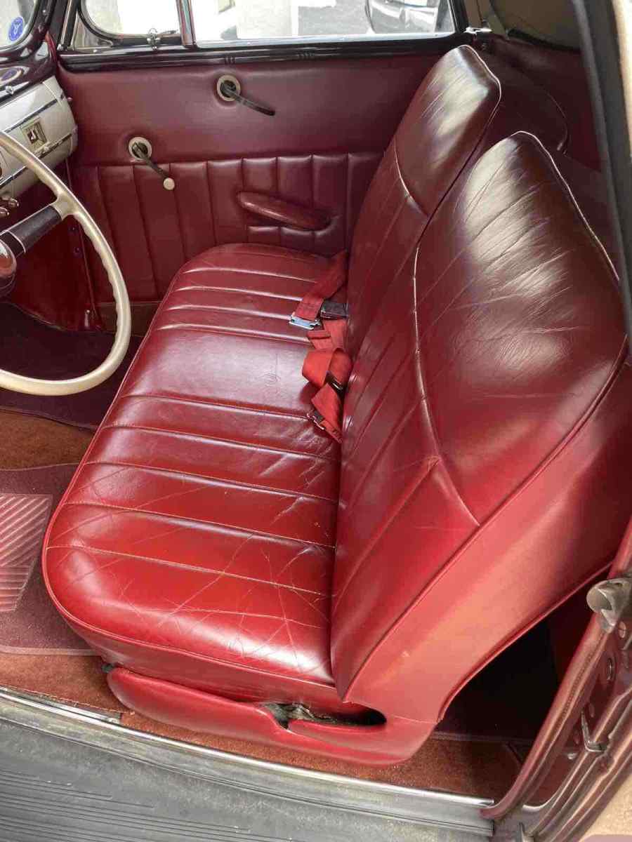 1940 Red Ford Deluxe Convertible