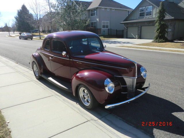 1940 BURGANDY Ford Other 2 DOOR COUPE