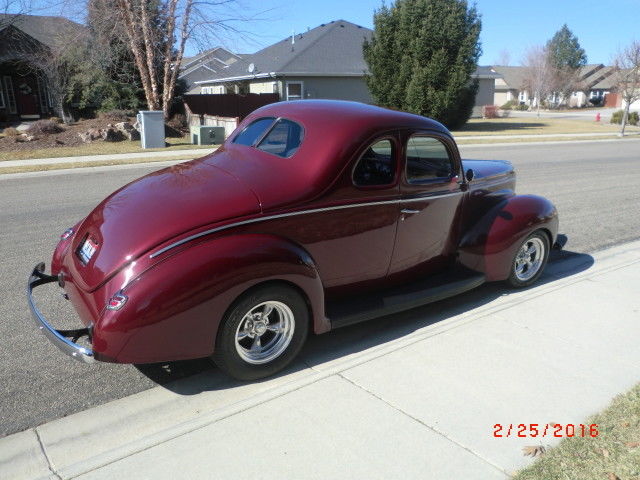1940 BURGANDY Ford Other 2 DOOR COUPE