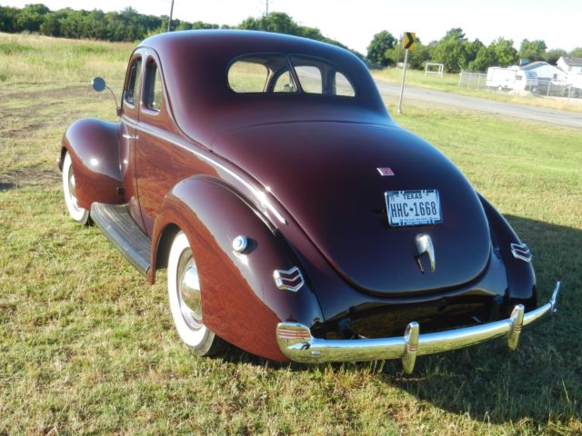 1940 Mandarin Maroon Ford Deluxe Coupe Coupe