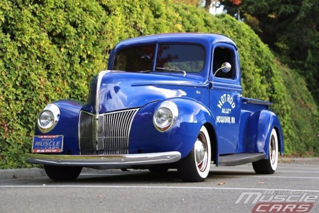 1940 Blue Ford F-100 Pickup Truck