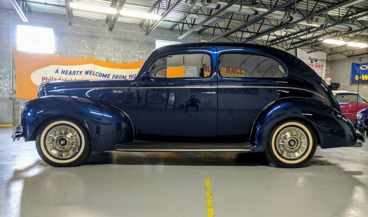 1940 Blue Ford Fordillac Coupe