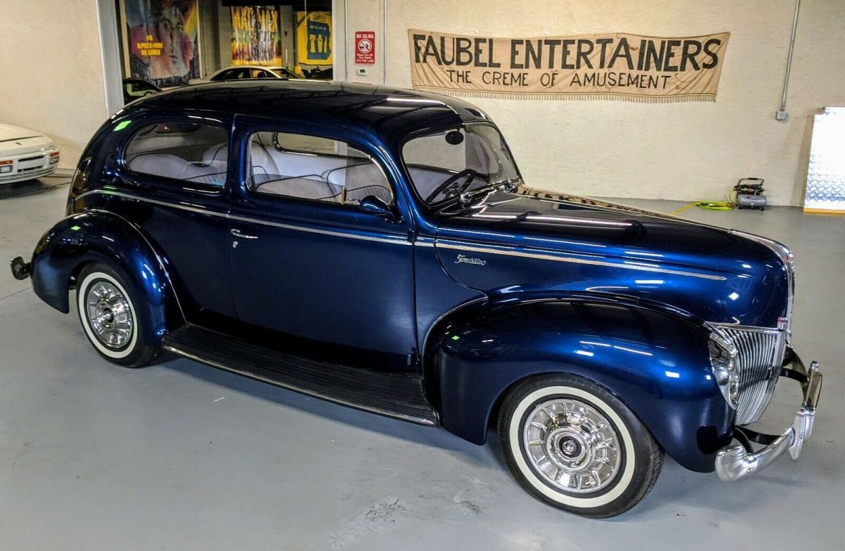 1940 Blue Ford Fordillac Coupe