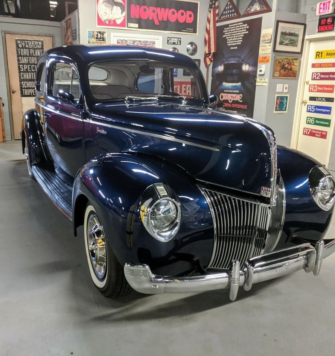 1940 Blue Ford Fordillac Coupe