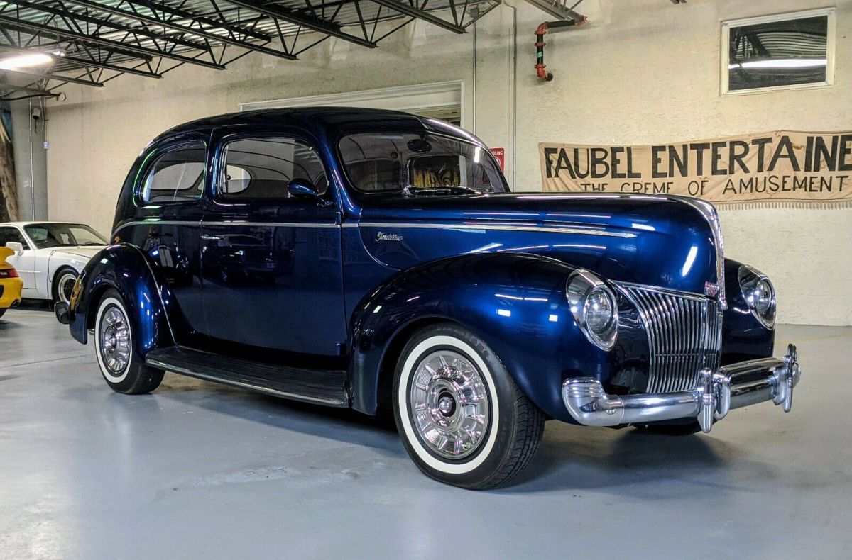 1940 Blue Ford Fordillac Coupe