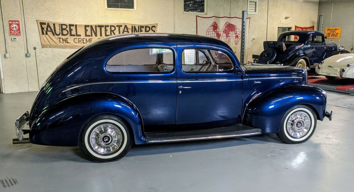 1940 Blue Ford Fordillac Coupe