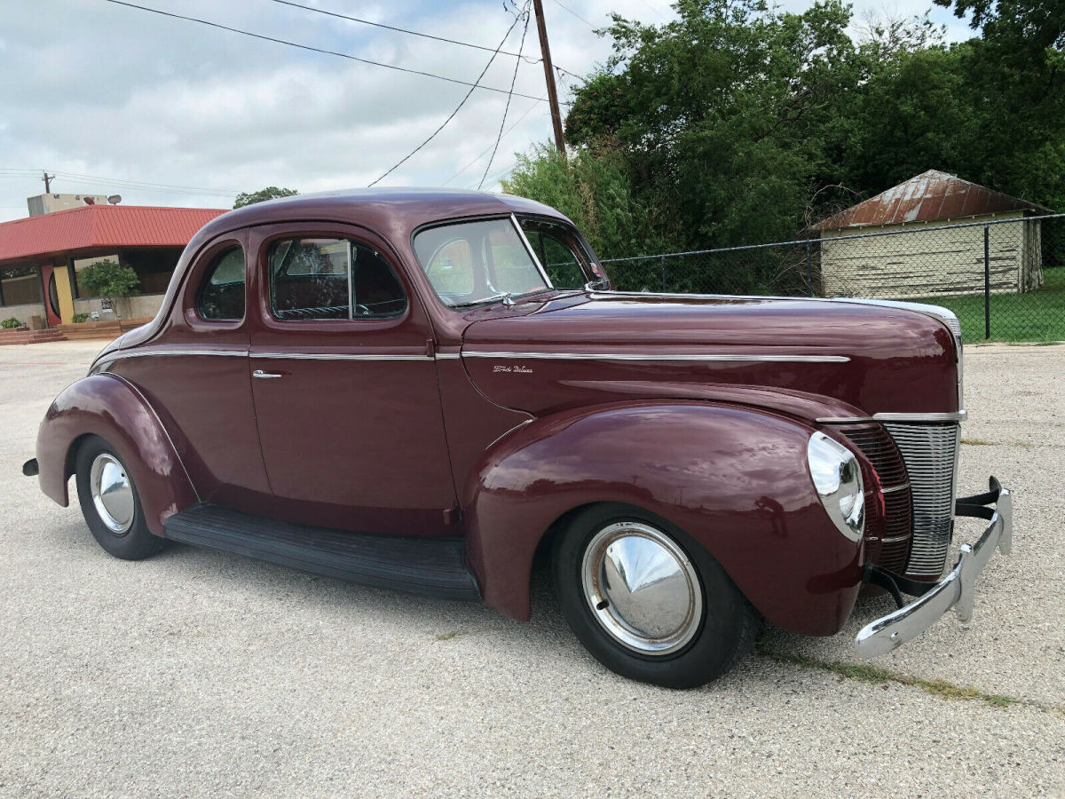 1940 Burgundy Ford Other Coupe