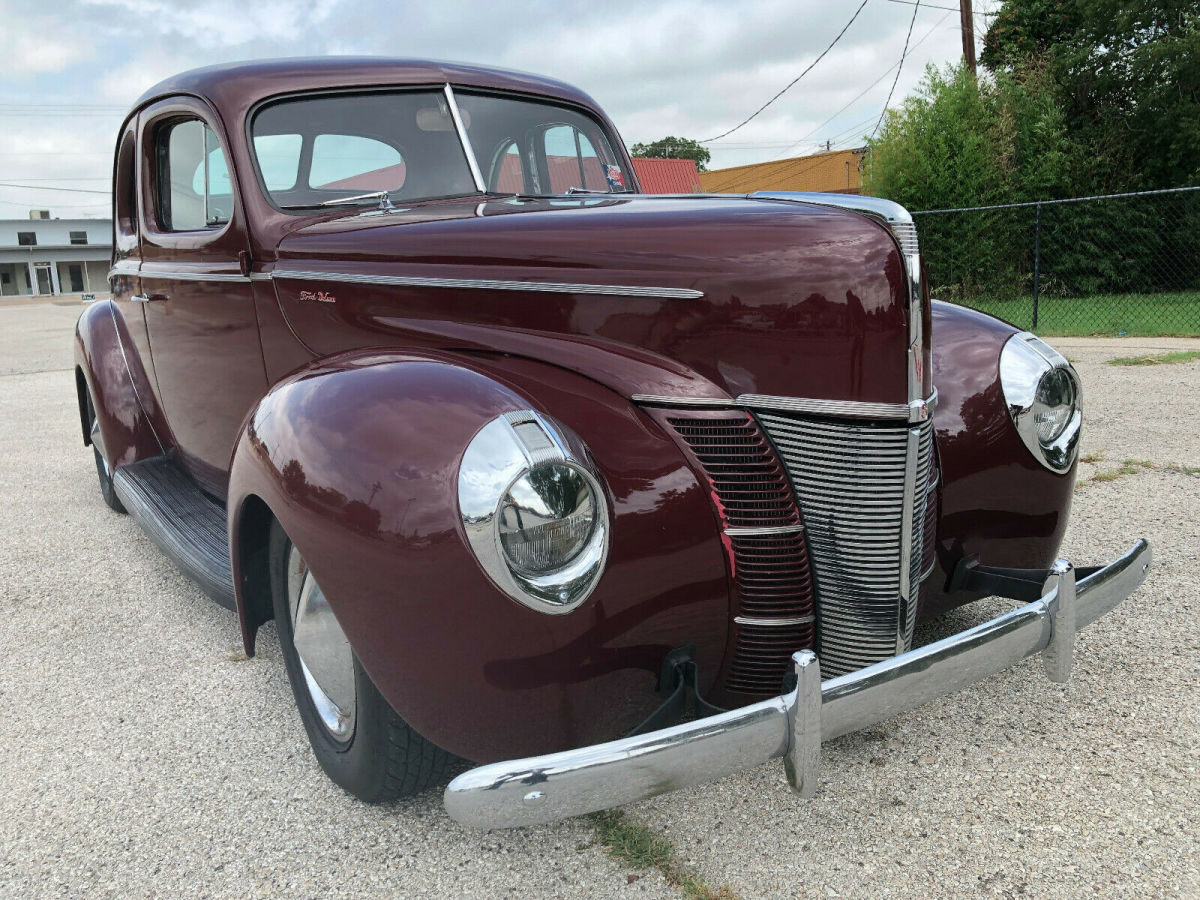 1940 Burgundy Ford Other Coupe