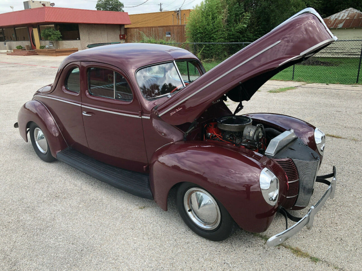 1940 Burgundy Ford Other Coupe