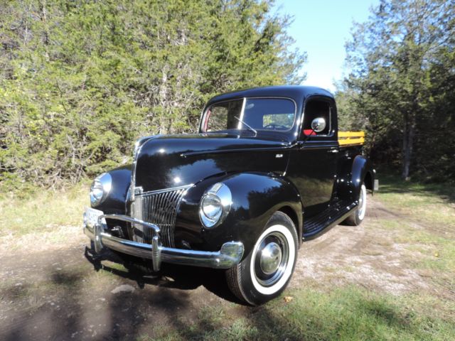 1940 Black Ford Other Pickups Standard Cab Pickup