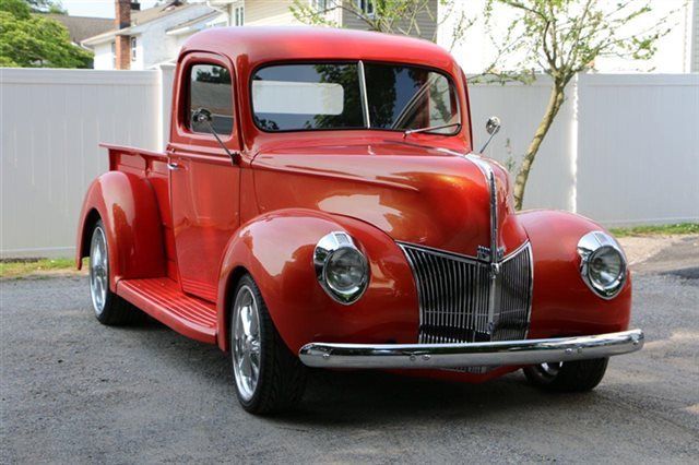 1940 Red Copper Ford pickup