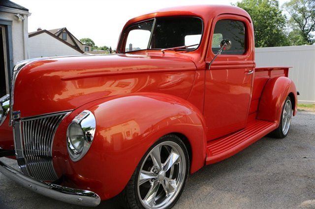 1940 Red Copper Ford pickup