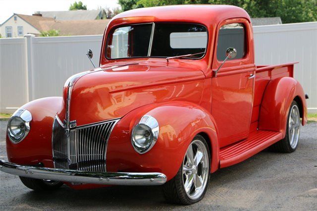 1940 Red Copper Ford pickup