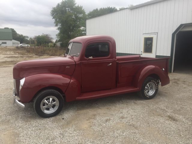 1940 Burgundy Ford Other Pickups