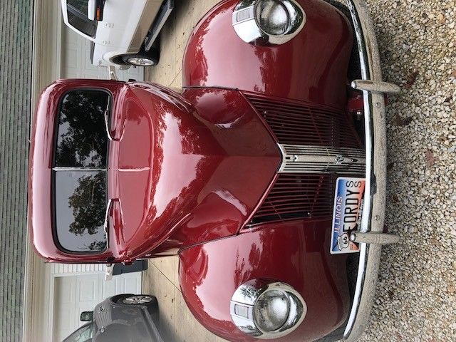 1940 Burgundy Ford Other Pickups