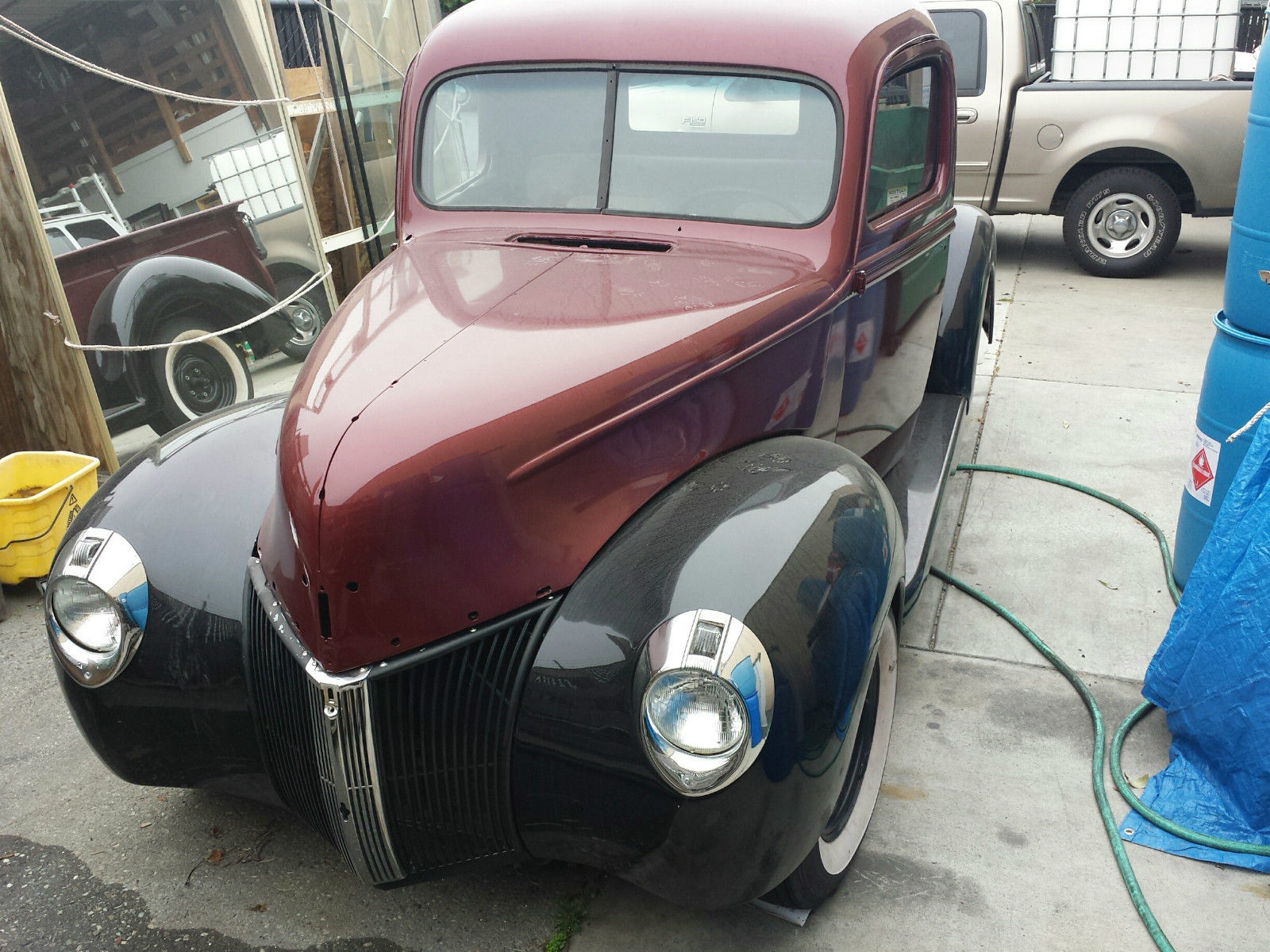 1940 Maroon and Black Ford Other Pickups