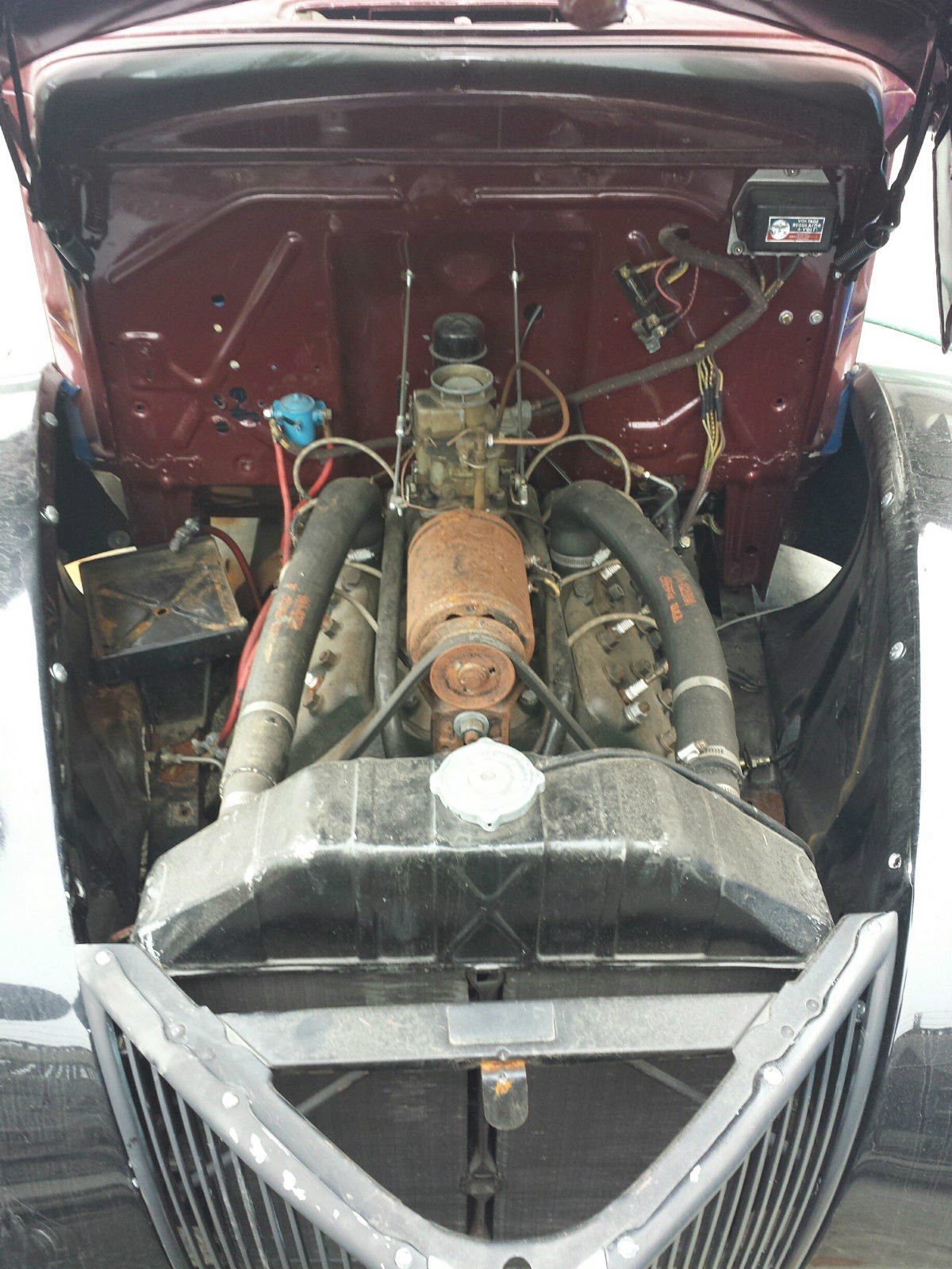 1940 Maroon and Black Ford Other Pickups