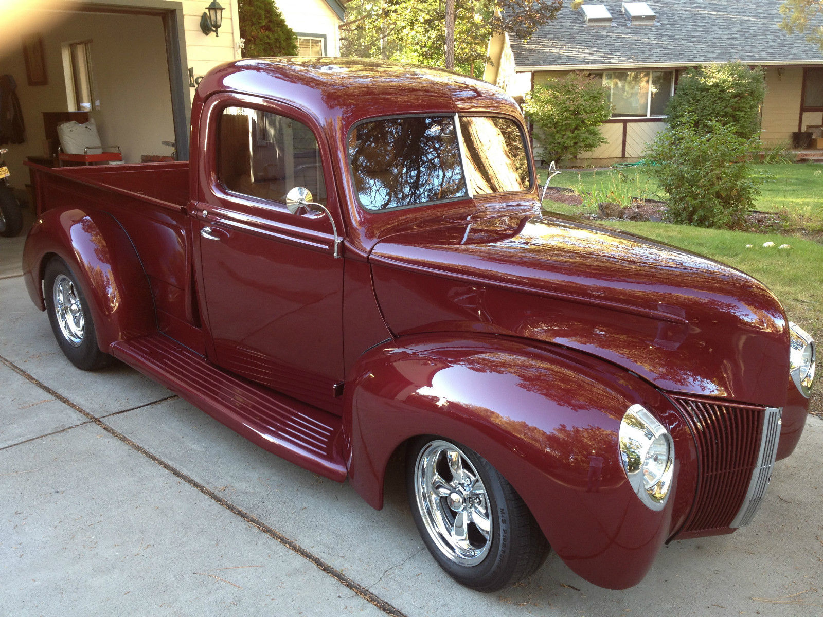 1940 Burgundy Ford Other Pickups Standard Cab Pickup