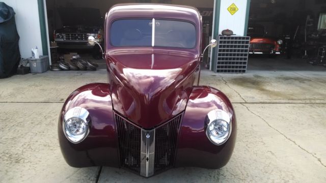 1940 Burgundy Ford Other Pickups Standard Cab Pickup