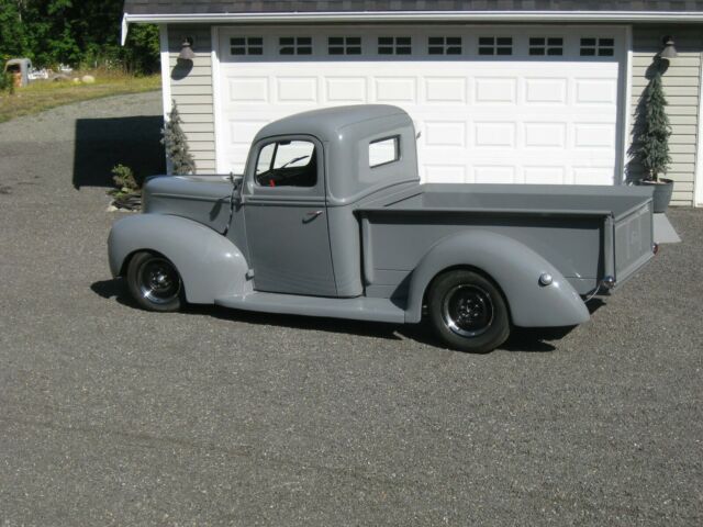 1940 gray Ford pick up Standard Cab Pickup