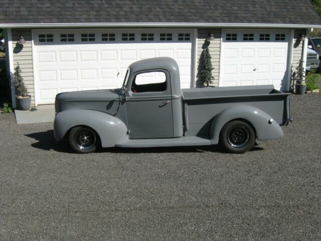 1940 gray Ford pick up Standard Cab Pickup