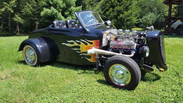 1940 Black Ford Hot / Rat Coupe