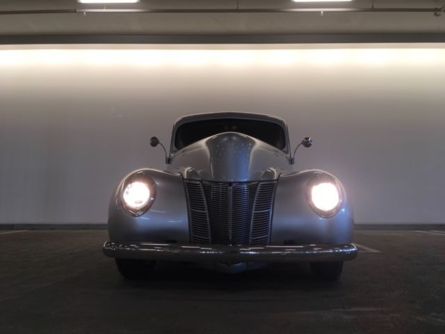 1940 Silver Ford Deluxe
