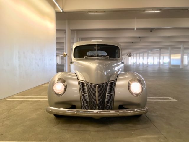 1940 Silver Ford Deluxe